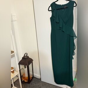 Connected Apparel Teal Dress